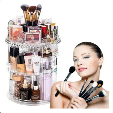 ORGANIZADOR DE MAQUILLAJE GIRATORIO 360